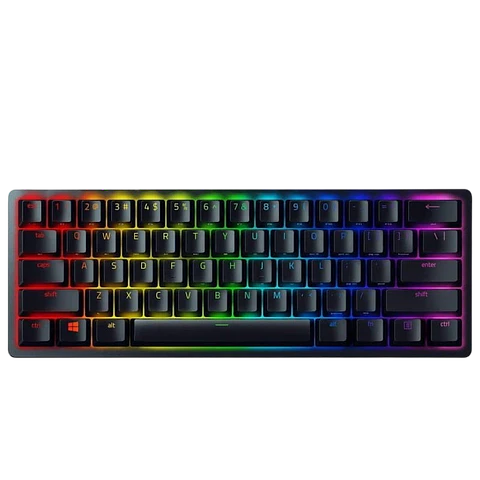 Teclado Mecánico Gaming Razer Huntsman Mini Clicky Optical Switch Morado