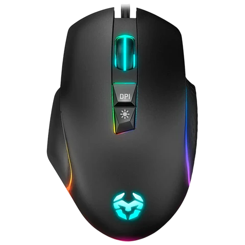 Ratón Gaming Krom Keos RGB Negro - 6400 DPI