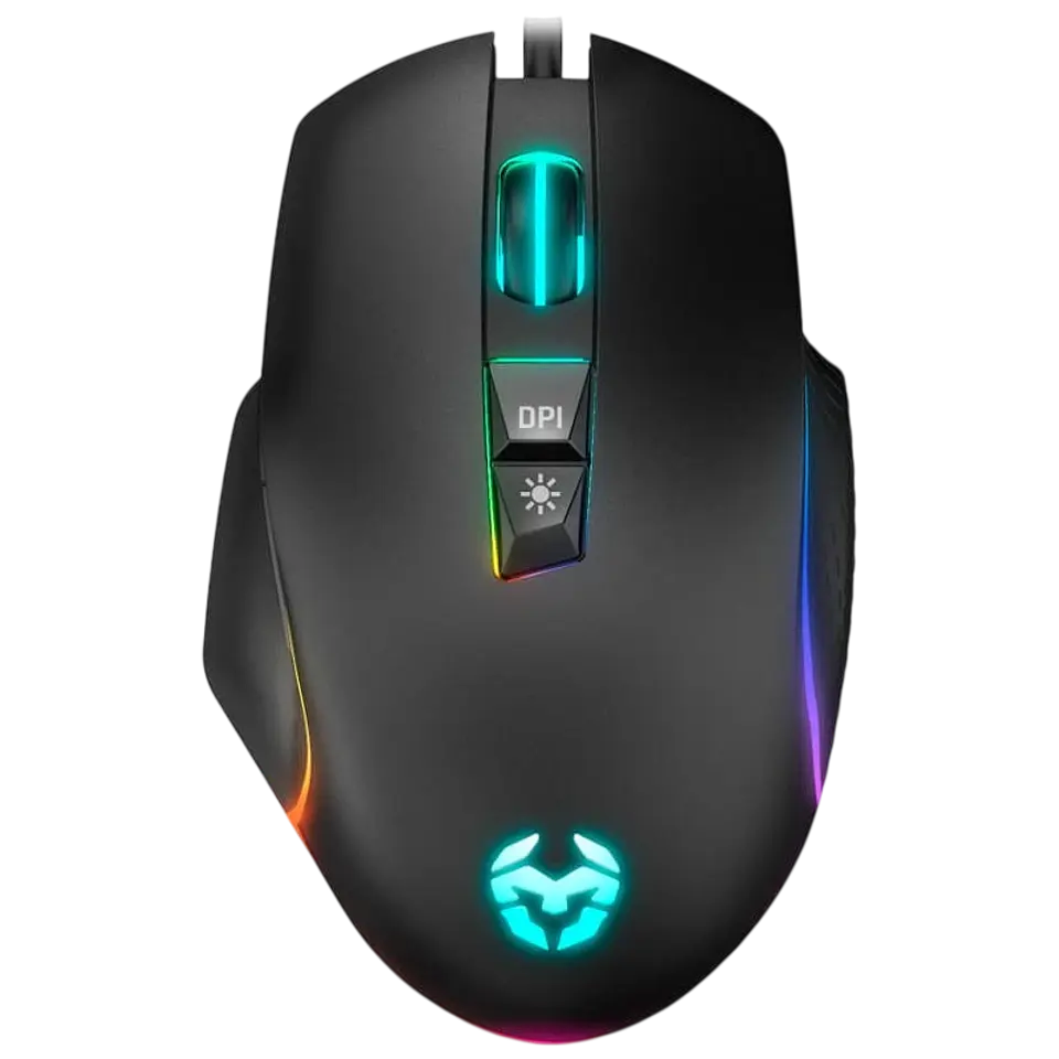 Ratón Gaming Krom Keos RGB Negro - 6400 DPI 1