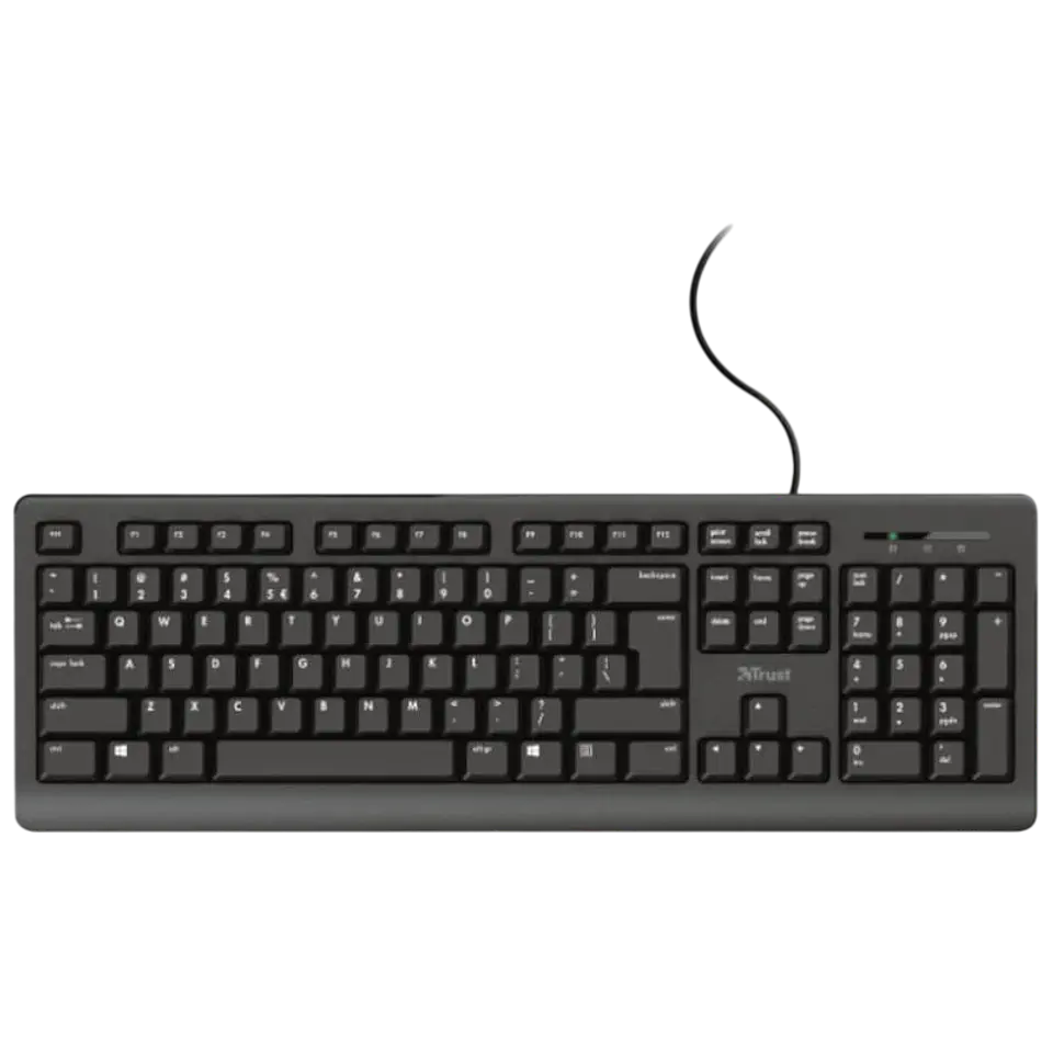 Teclado Membrana Portugués Trust Primo USB 1
