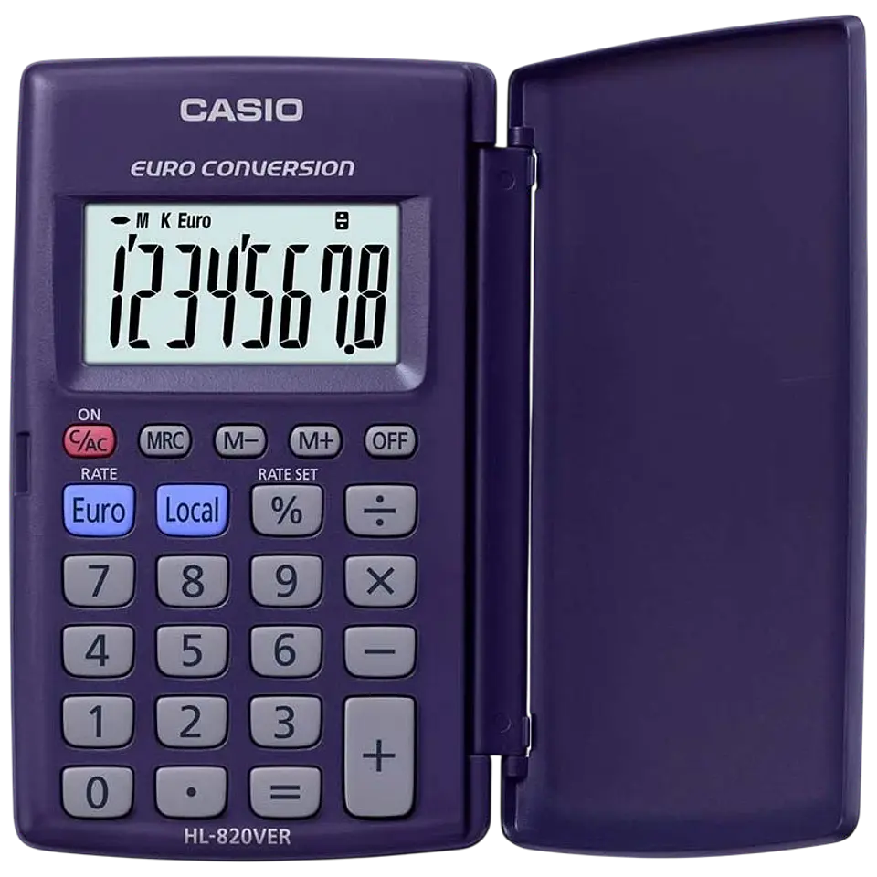 Calculadora portátil Casio HL-820VER Azul 1