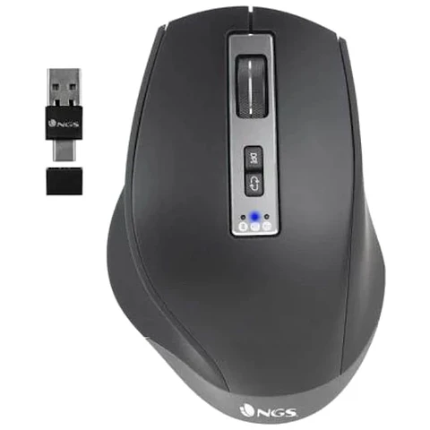 NGS BLUR-RB Ratón inalámbrico Bluetooth + USB Type-A 3200 DPI