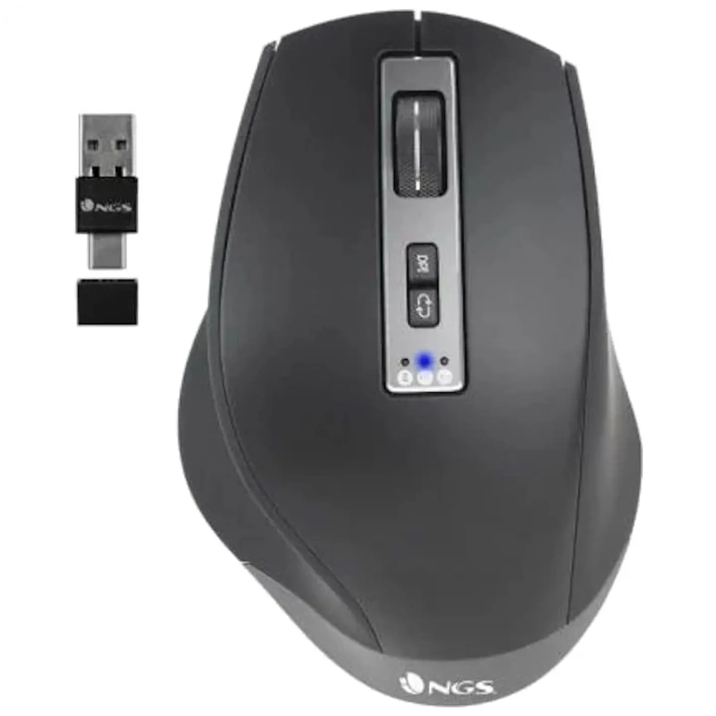 NGS BLUR-RB Ratón inalámbrico Bluetooth + USB Type-A 3200 DPI 1