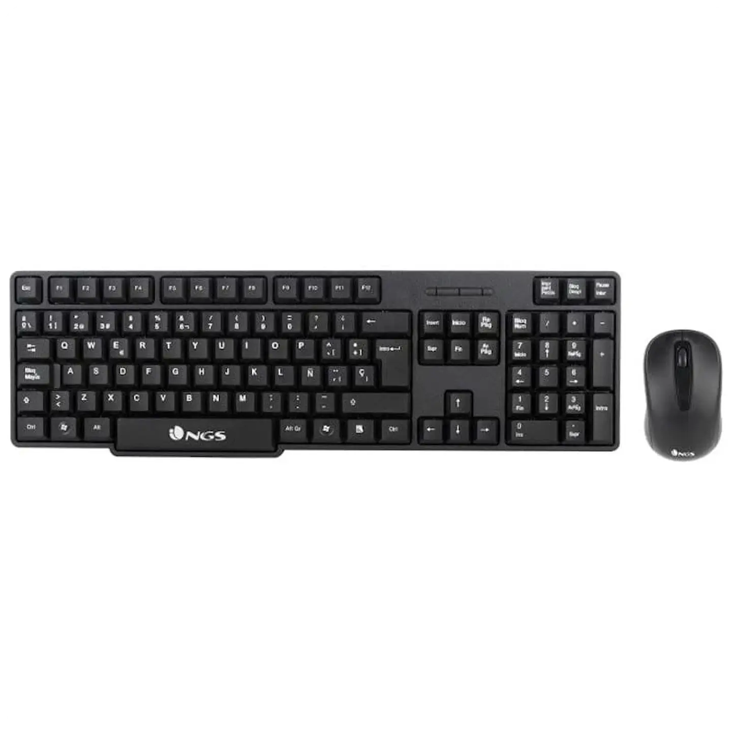 NGS Euphoria Kit Teclado + Ratón inalámbrico Inglés Negro 1