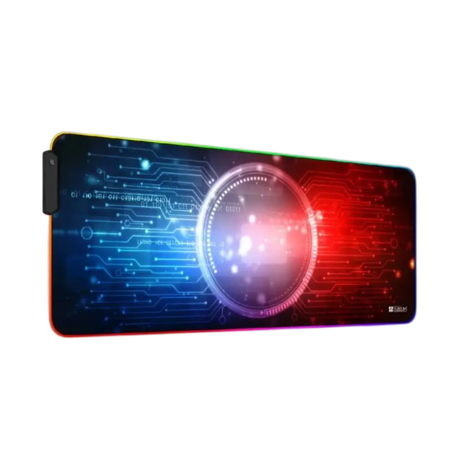 Alfombrilla Subblim Chip LED RGB 9 Colores Negro 1