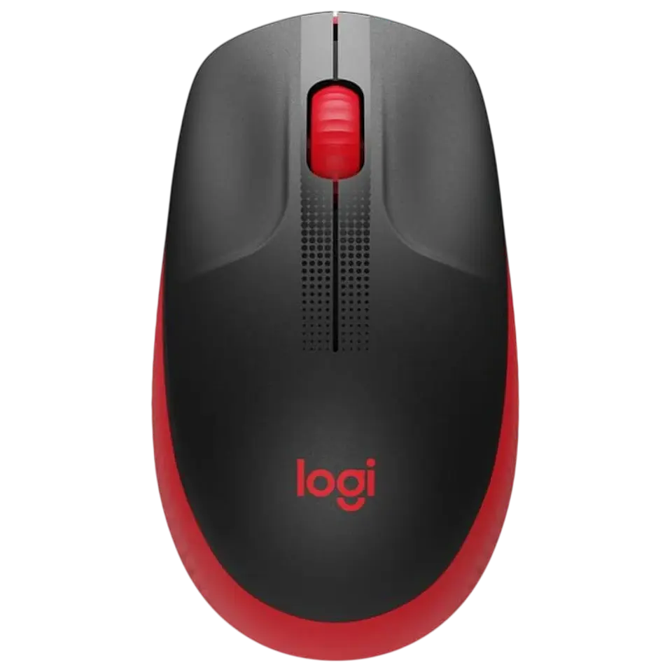 Logitech M190 Negro/Rojo - 1000 DPI 1