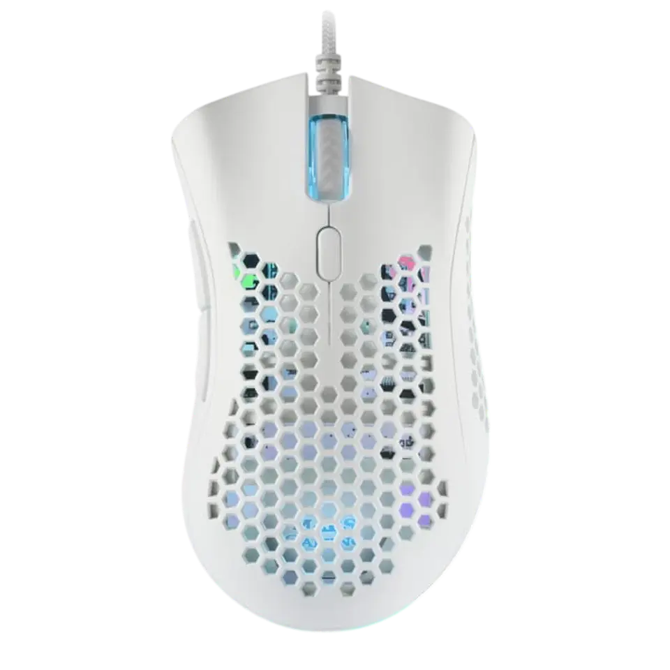 Mars Gaming MMEXW USB RGB 32000 DPI Blanco 1