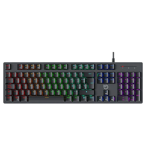 Teclado Gaming Hiditec GK400 RGB USB Negro