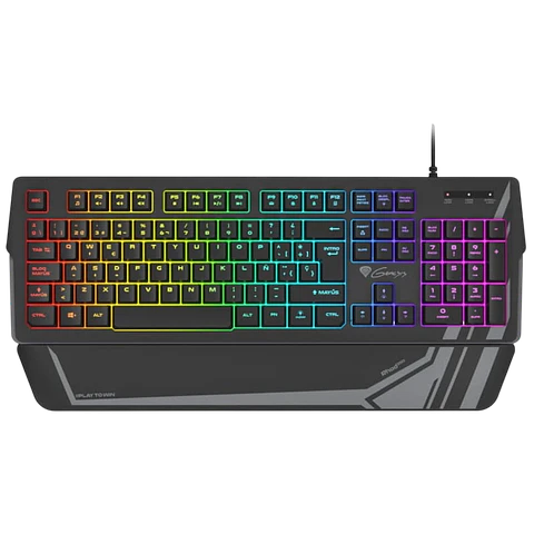 Teclado Gaming Genesis Rhod 350 RGB USB Negro