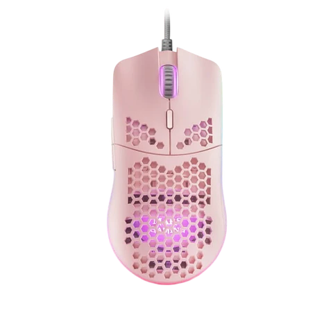 Mars Gaming MMAX RGB 12400 DPI Rosa