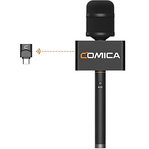 COMICA Revo S Micrófono Inalámbrico de mano para entrevistas USB-C