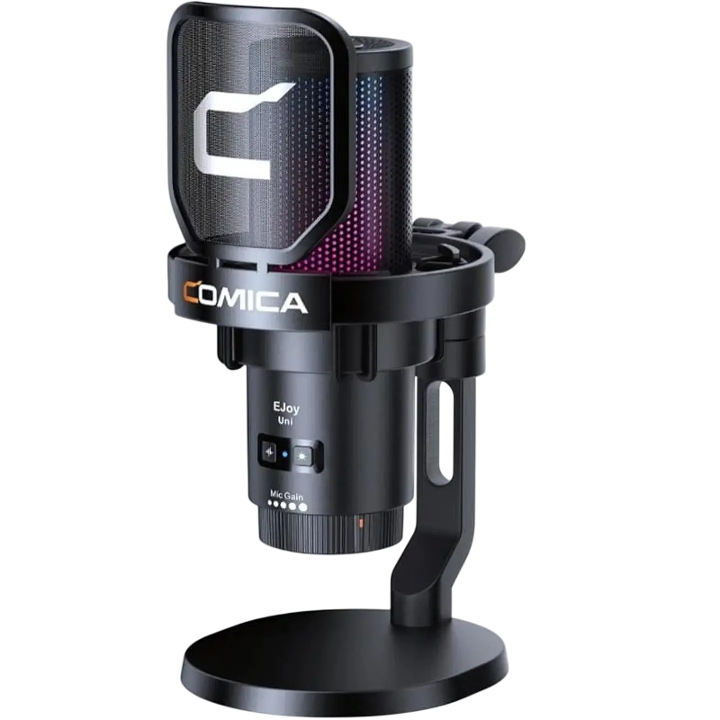 COMICA EJoy Uni Pro(D) Micrófono Inalámbrico de Condensador Cardioide RGB Negro 1
