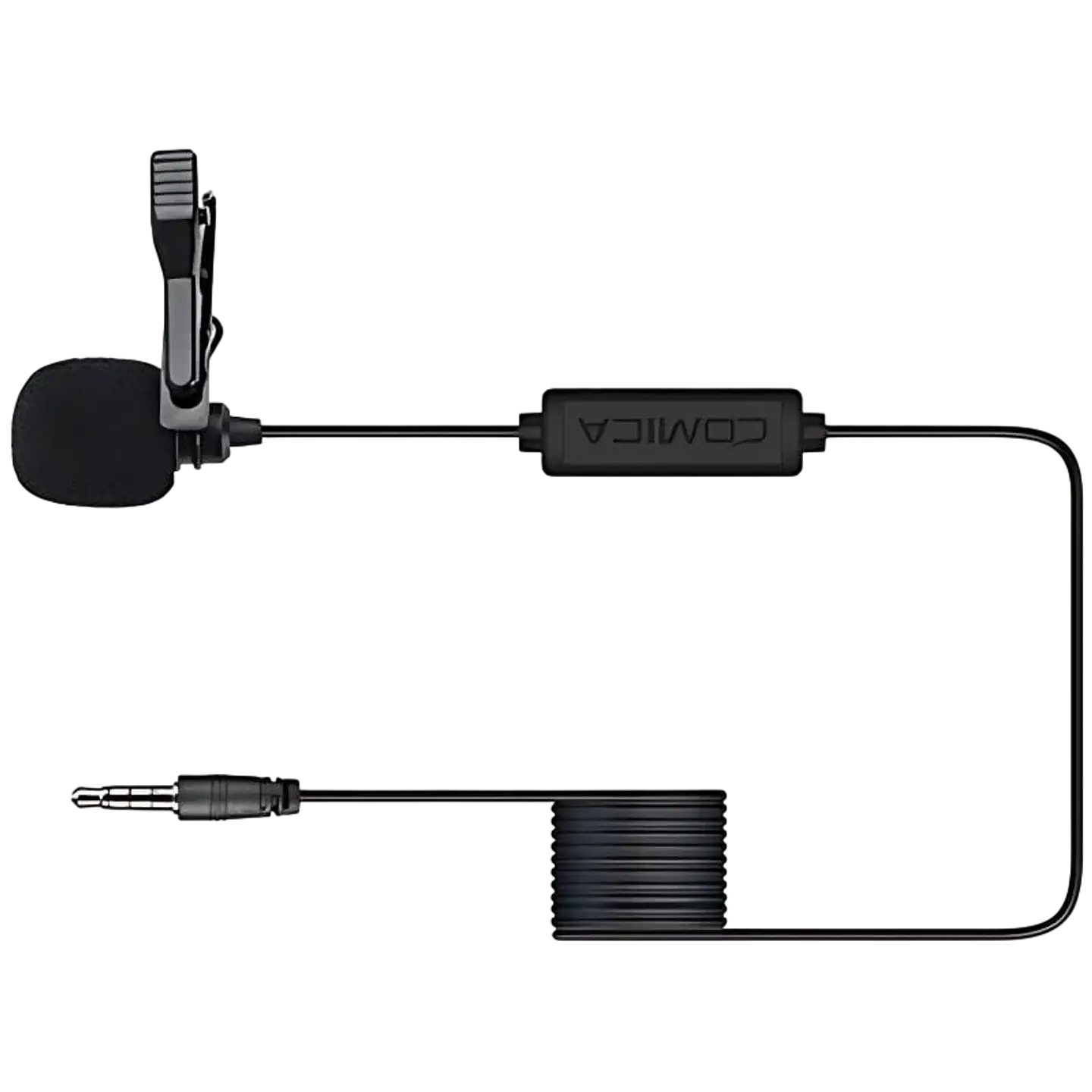 COMICA Micrófono Lavalier para Smartphone TRRS 4.5 m 1