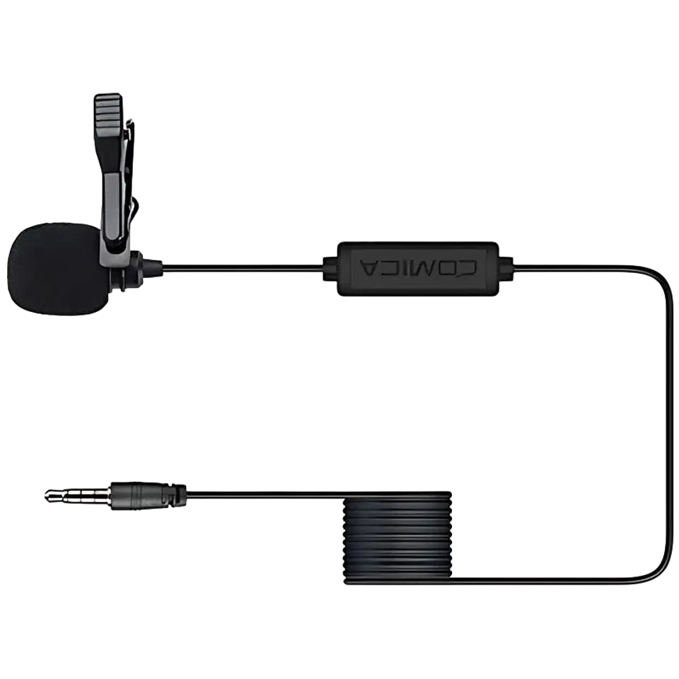 COMICA Micrófono Lavalier para Smartphone TRRS 4.5 m 1
