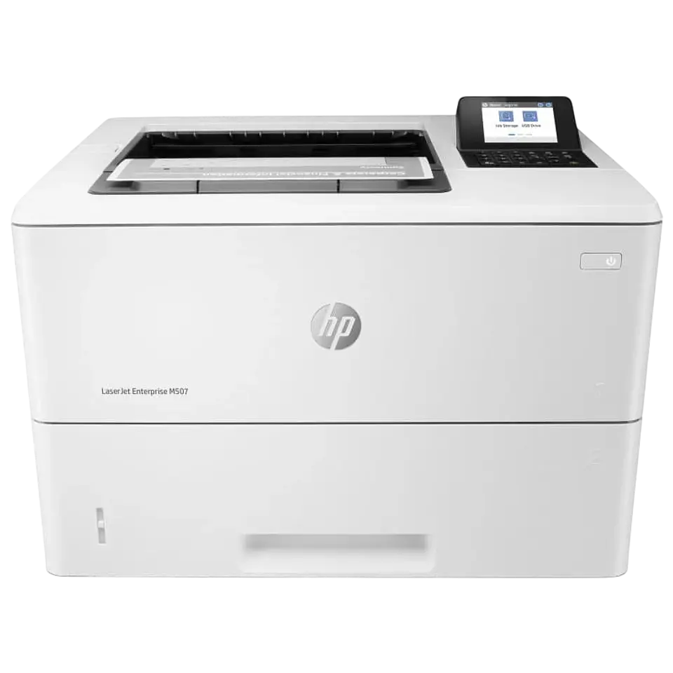 HP LaserJet Enterprise M507dn Laser Blanco y Negro Blanco 1