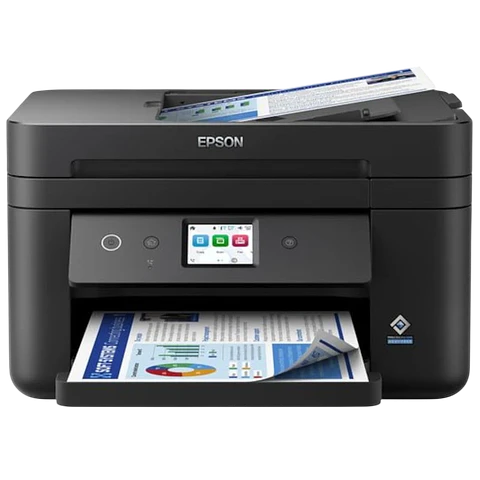 Impresora de Tinta Epson WorkForce WF-2960DWF Multifunción Tinta Color WiFi Negro