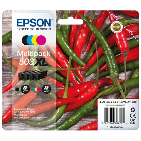 Epson C13T09R94010 Negro, Cian, Magenta, Amarillo - Cartucho de tinta