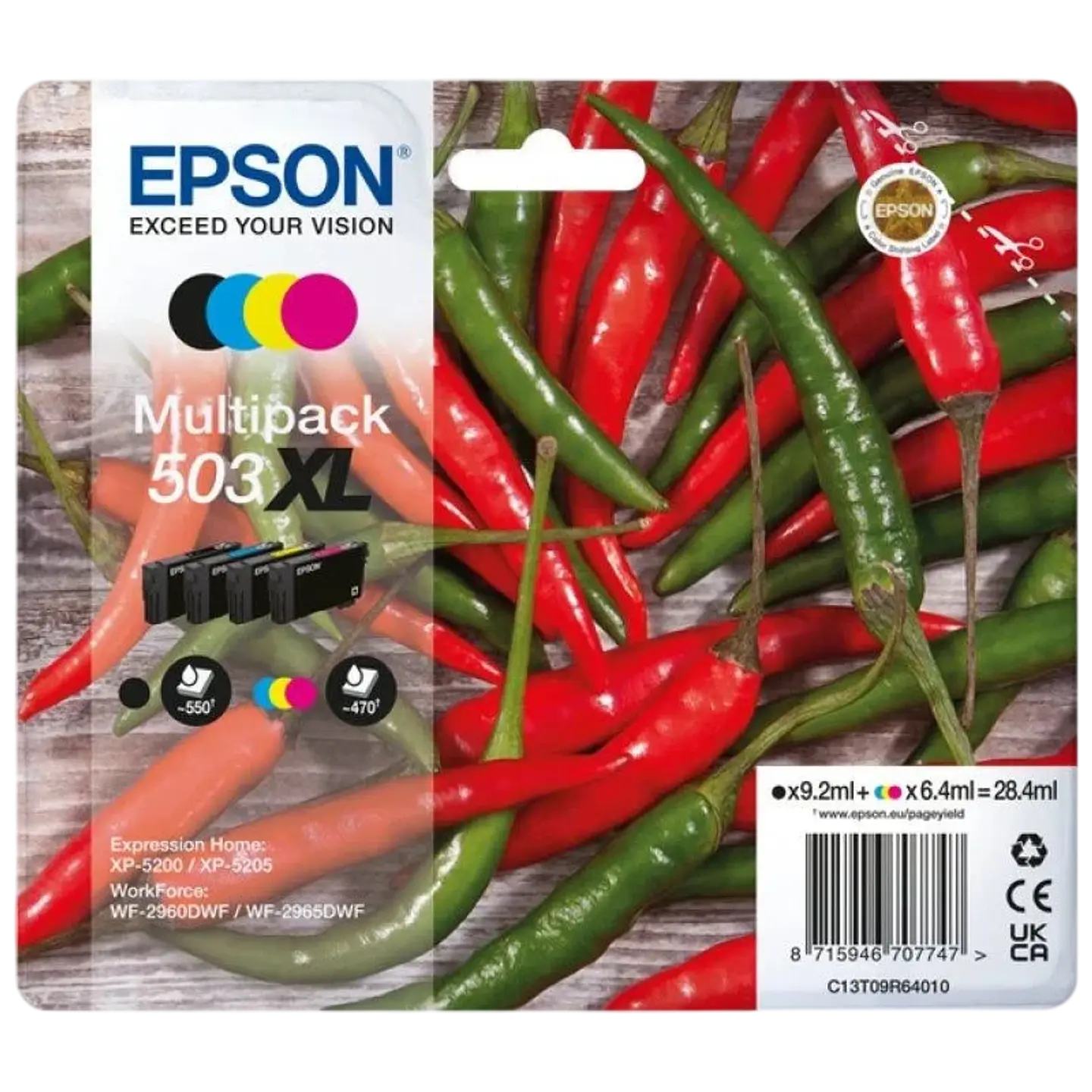 Epson C13T09R94010 Negro, Cian, Magenta, Amarillo - Cartucho de tinta 1