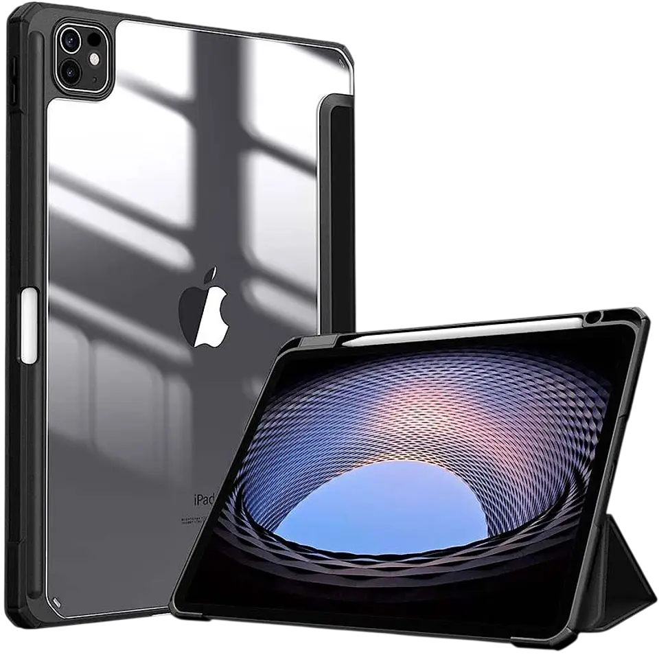 Funda Crystal Apple iPad Pro 2024 13 Compatible Negro 1