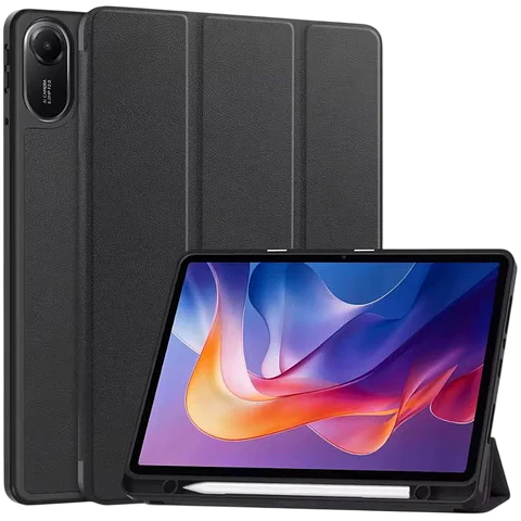 Funda Inteligente Xiaomi Redmi Pad 2 con Soporte Negro