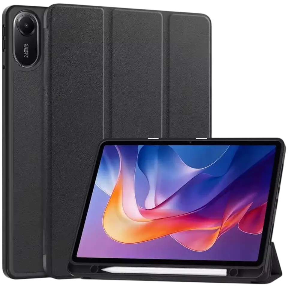 Funda Inteligente Xiaomi Redmi Pad 2 con Soporte Negro 1