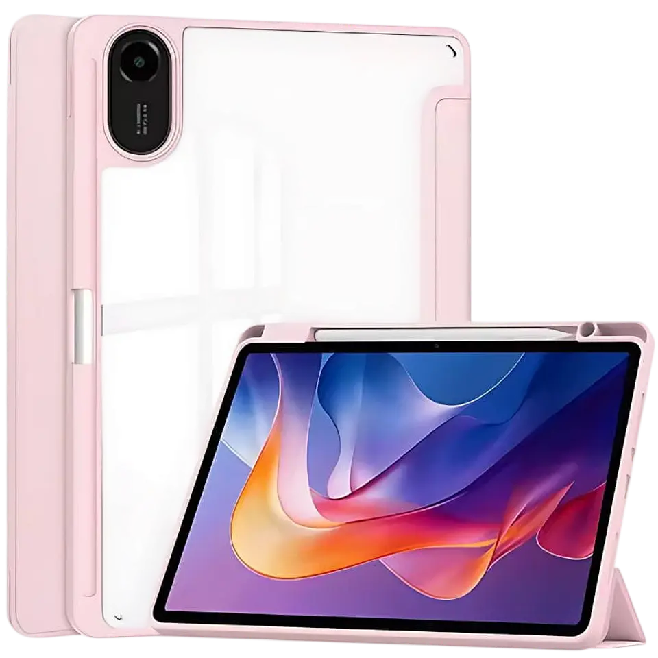 Funda Crystal Xiaomi Redmi Pad 2 Rosa 1