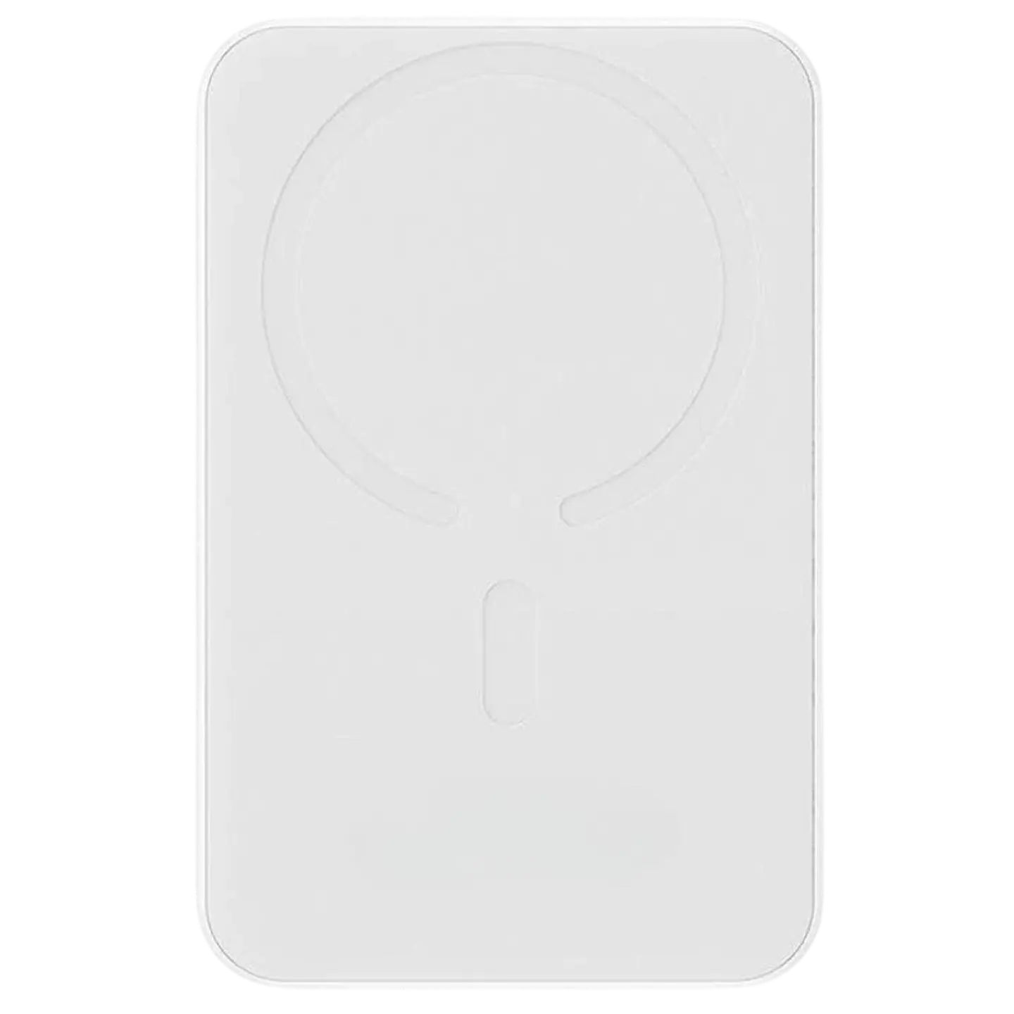 Power Bank Mini 5000mAh Baseus compatible con MagSafe Blanco - Carga rápida 20W y Cable tipo C inlcuido 1