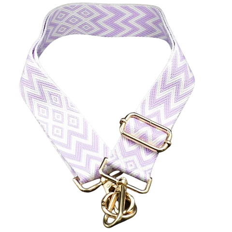 Lanyard Para Móvil Lavanda y Blanco - Universal con Tarjeta para todas las fundas