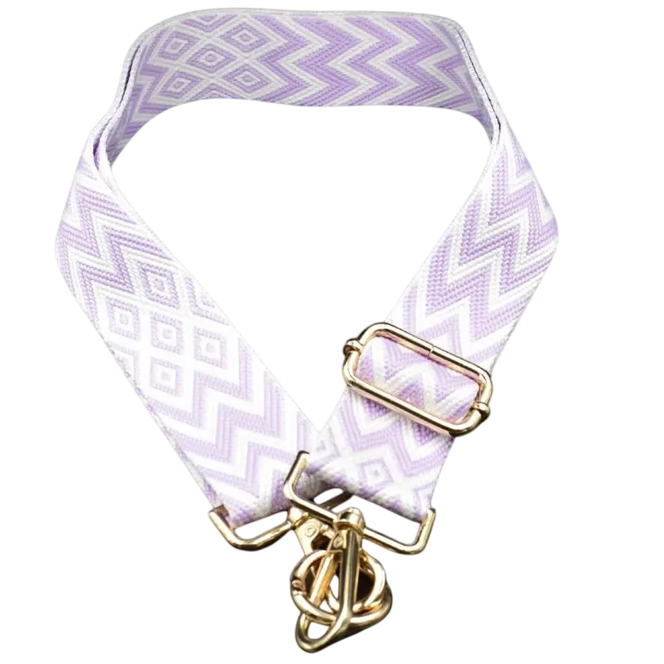 Lanyard Para Móvil Lavanda y Blanco - Universal con Tarjeta para todas las fundas 1