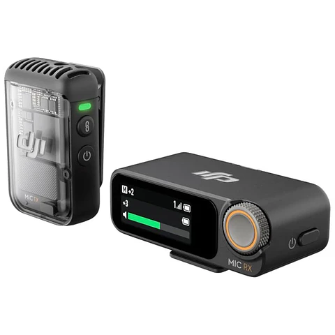 DJI Mic 2 (1 TX + 1 RX) - Micrófono Inalámbrico