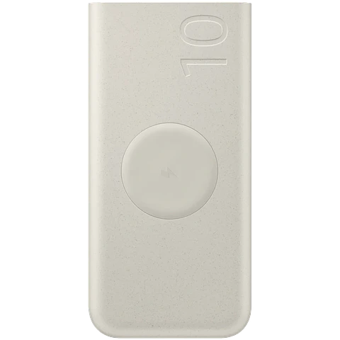 Samsung EB-U2510 Power Bank 10000 mAh 25 W 2x USB-C Beige Carga Inalámbrica