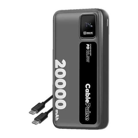 OBAL:ME CablePulse Powerbank 20000mAh 22,5W Negro