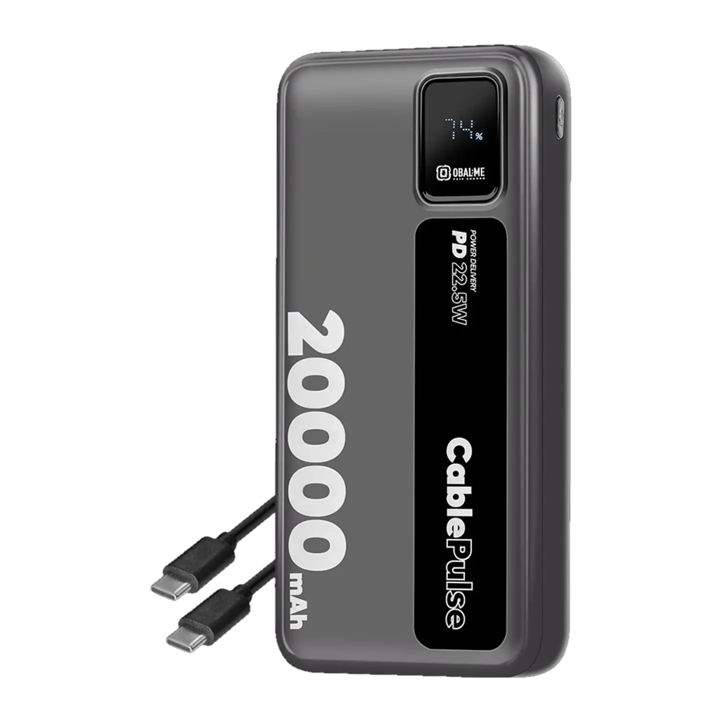 OBAL:ME CablePulse Powerbank 20000mAh 22,5W Negro 1
