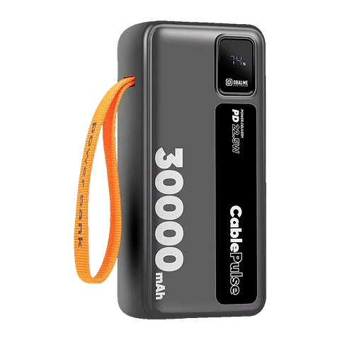 OBAL:ME CablePulse Powerbank 30000mAh 22,5W Negro