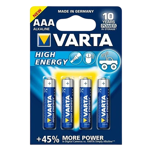 Pack 4x Pilas Varta AAA Long Life Power LR03
