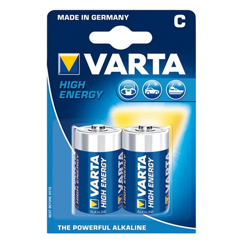 Pack 2x Pilas Varta C Long Life Power LR14