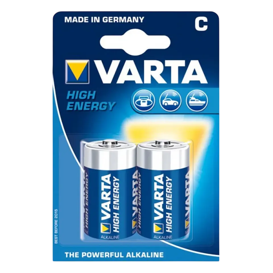 Pack 2x Pilas Varta C Long Life Power LR14 1