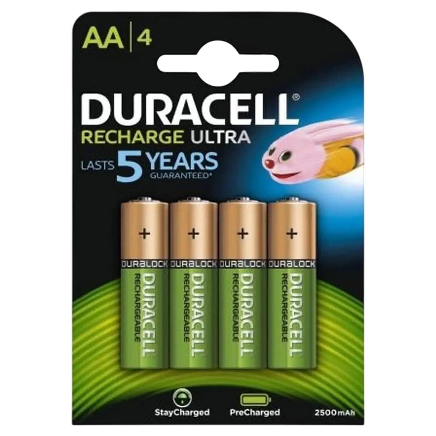 Pack 4x AA Recargable Duracell 2500 mAh HR06-P 1