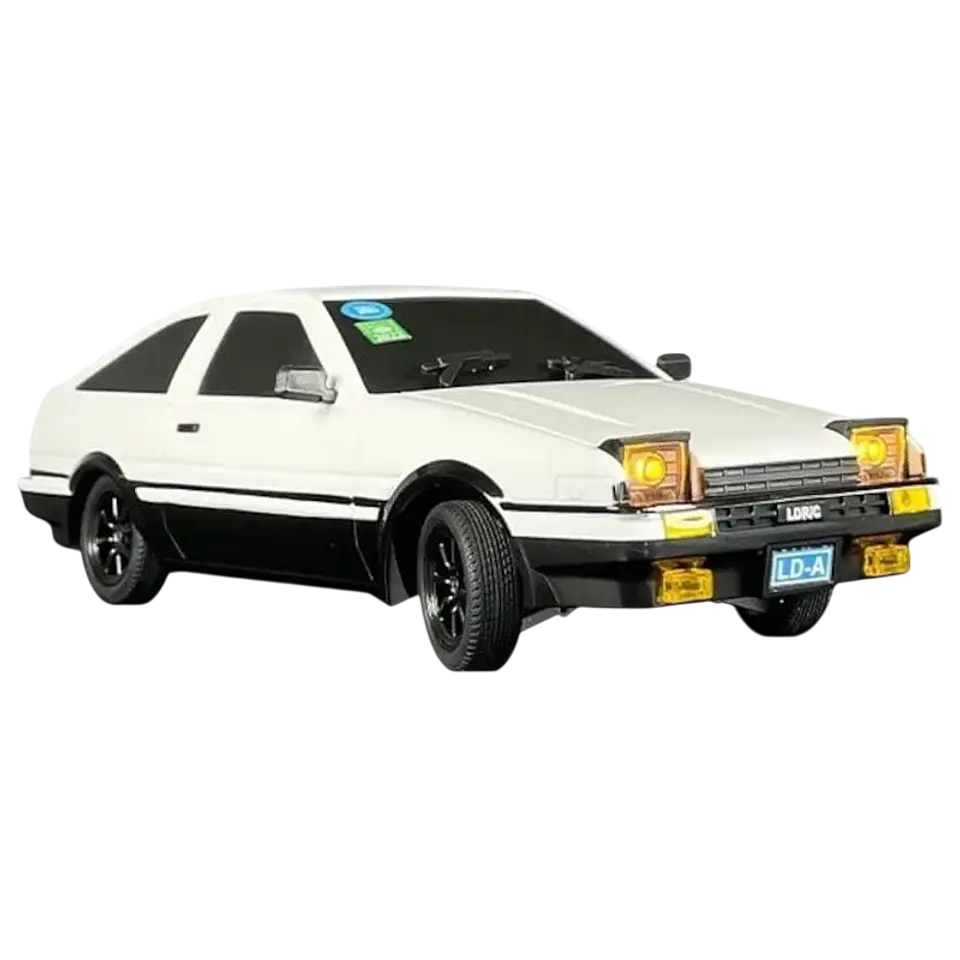 LD1801 AE86 1/18 2.4G (Gyro Version) Drift Blanco - Coche RC 1