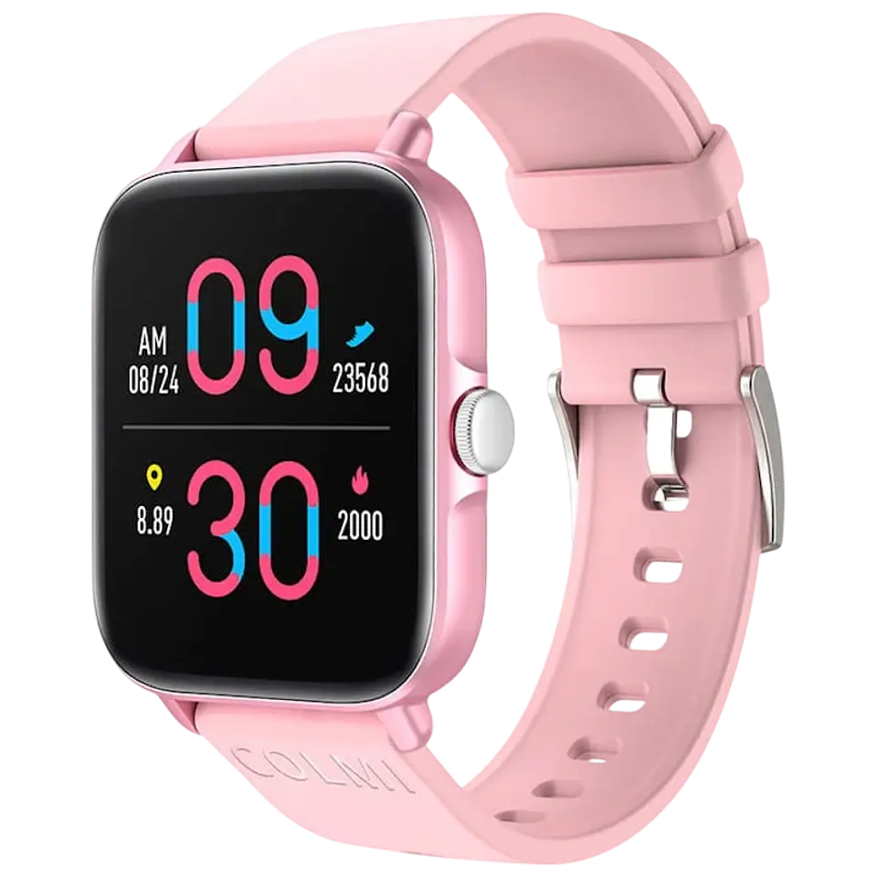 Colmi P28 Plus Rosa con Correa de Silicona Rosa - Reloj Inteligente 1