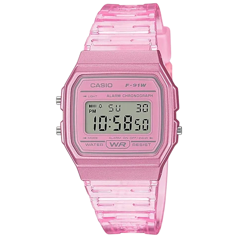 Casio F-91WS-4EF Collection Women Reloj Digital Rosa