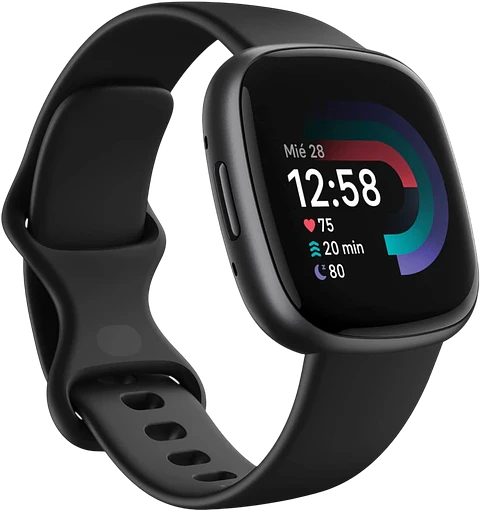 Fitbit Versa 4 Negro - Reloj inteligente con GPS