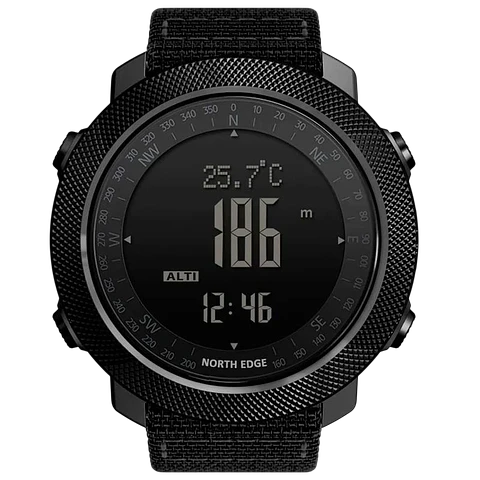 North Edge Apache con Correa de Nailon Negro - Reloj Digital
