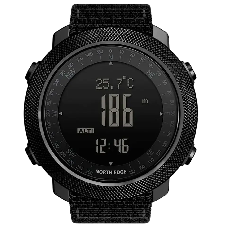 North Edge Apache con Correa de Nailon Negro - Reloj Digital 1