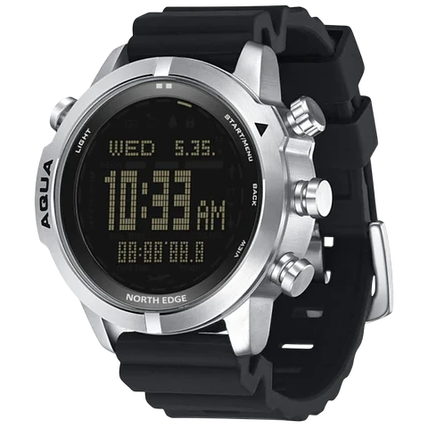 North Edge Aqua Negro - Reloj de Buceo