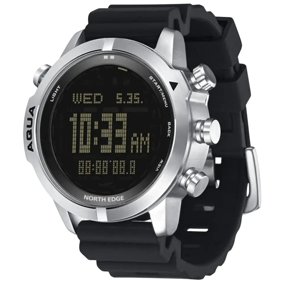 North Edge Aqua Negro - Reloj de Buceo 1