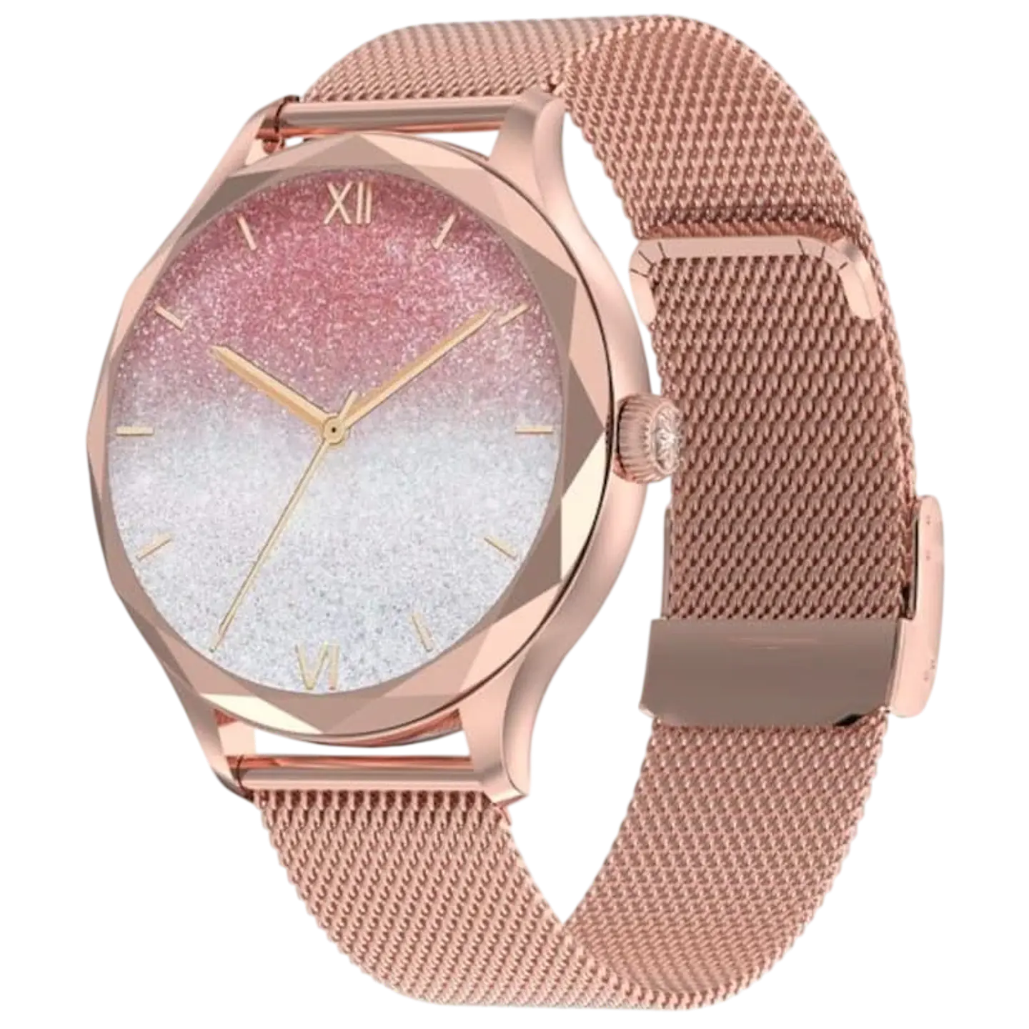 DT NO.1 DT Diamond Dorado con Correa Metálica - Reloj inteligente 1