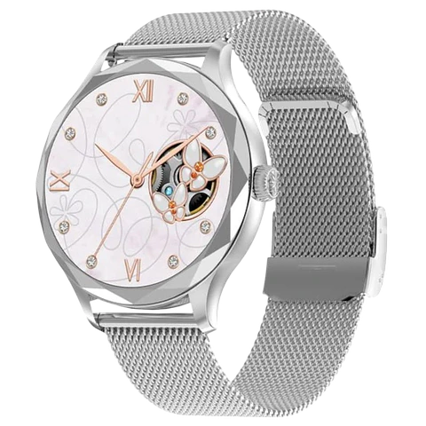 DT NO.1 DT Diamond Plata con Correa Metálica - Reloj inteligente
