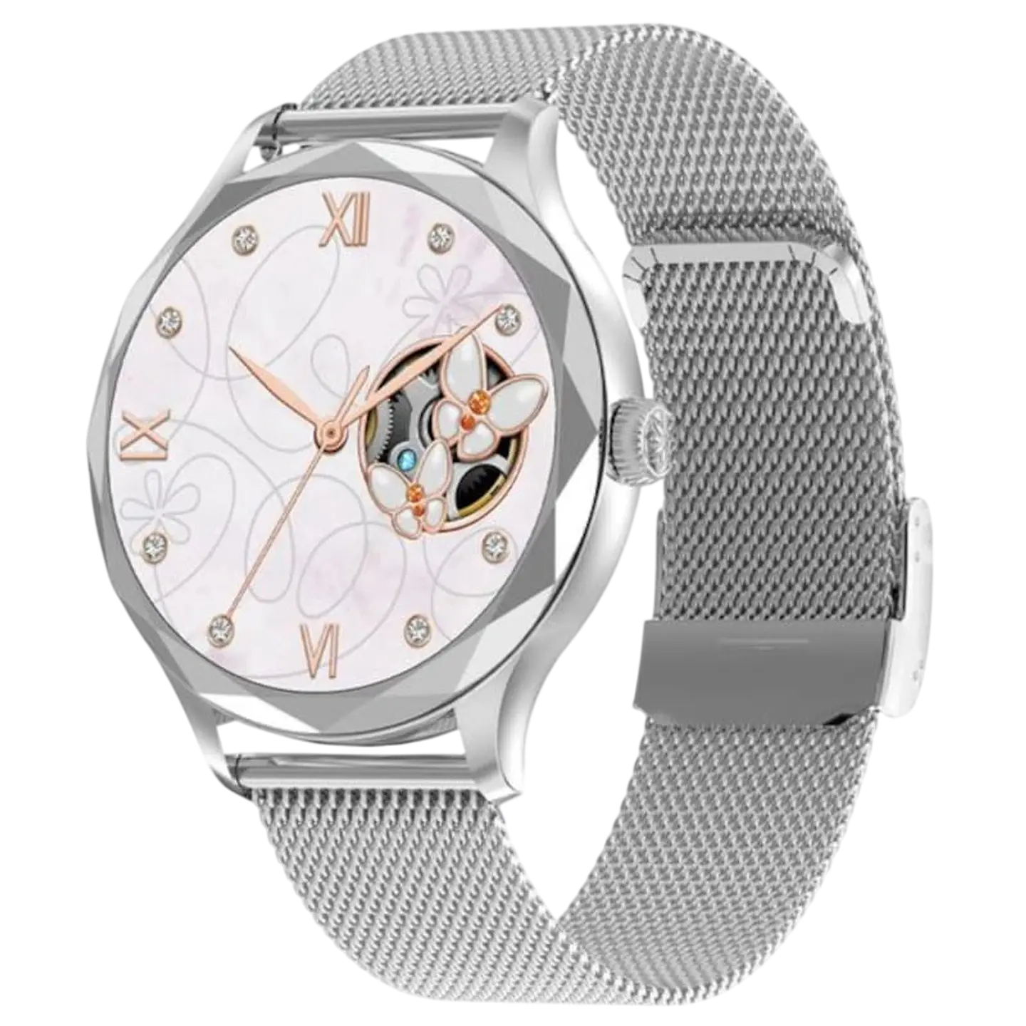 DT NO.1 DT Diamond Plata con Correa Metálica - Reloj inteligente 1