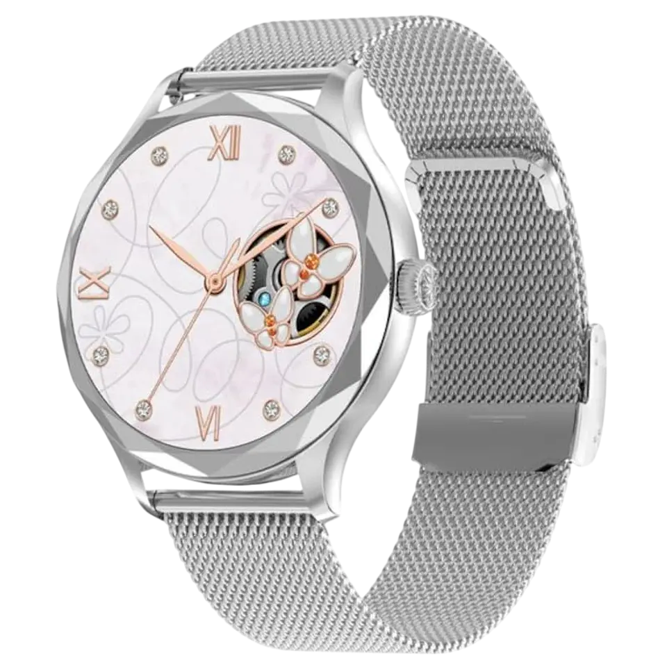DT NO.1 DT Diamond Plata con Correa Metálica - Reloj inteligente 1